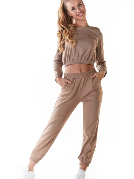 Bluza z kapturem Infinite You z kapturem brązowa