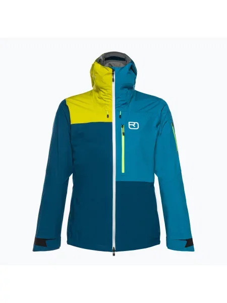 Мъжко яке Ortovox 3L Ortler с мембрана hardshell синьо