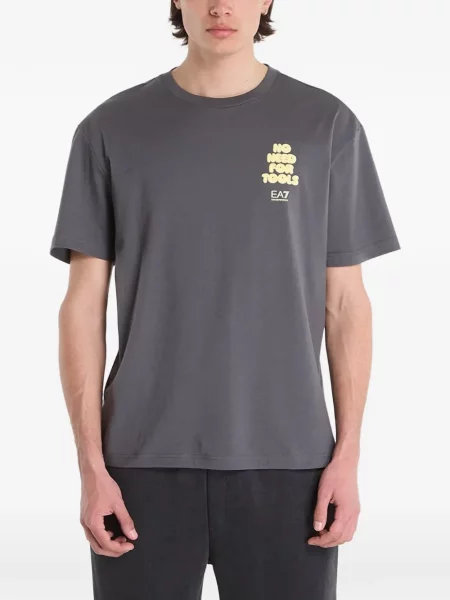 Tricou Ea7 Emporio Armani cu imagine gri