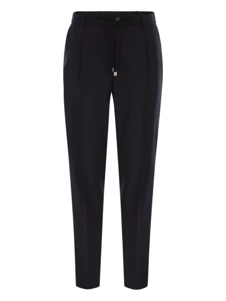 Pantaloni Peserico plisate negru