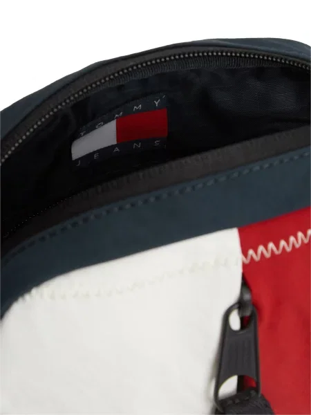 Tommy Jeans Taška cez rameno ARCHIVE tmavomodrá / červená biela
