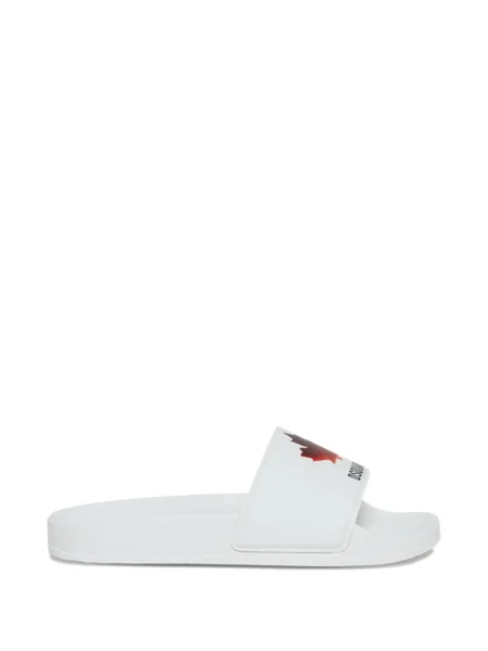 Kapcie dziecięce Dsquared2 białe