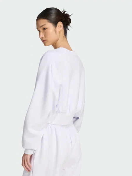 Свитшот Adidas фиолетовый