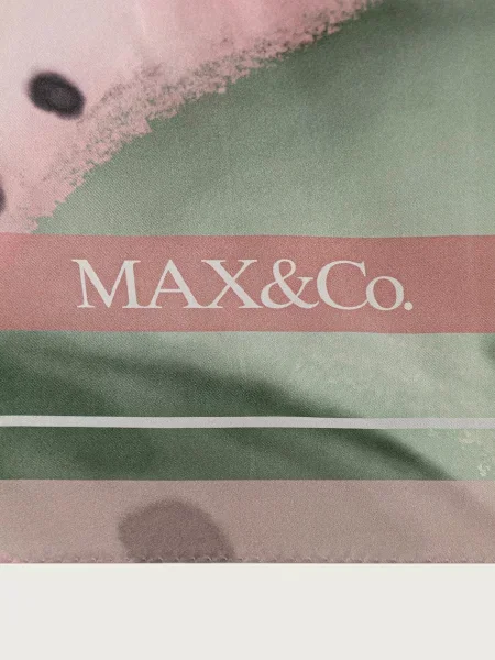 Fular Max&co. de mătase roz