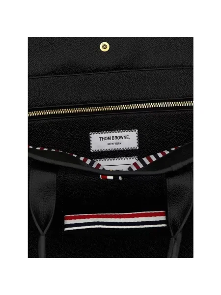 Torba Thom Browne skórzana czarna