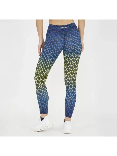 Legginsy treningowe NETMESH niebieskie
