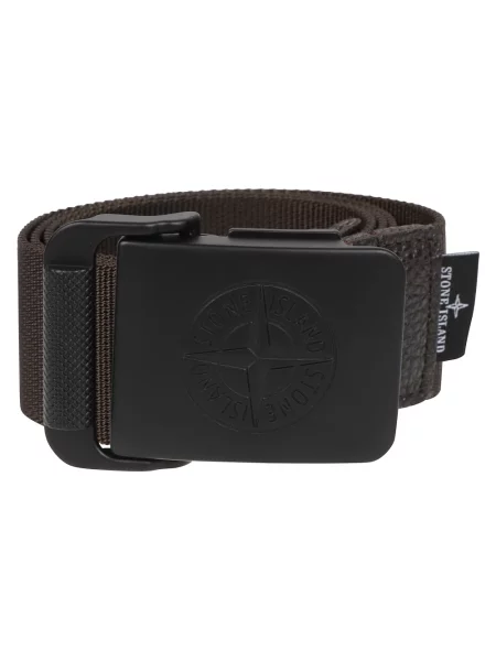 Pasek Stone Island z kamieniami brązowy