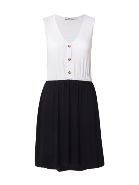 ABOUT YOU Rochie Nadia negru alb