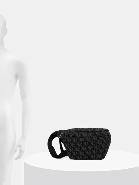 Calvin Klein Jeans Övtáska Unstructured Monogram Waistbag fekete