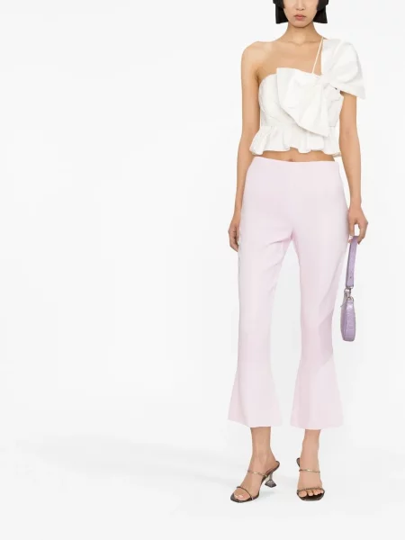 Hlače Blumarine ošišan ružičasta