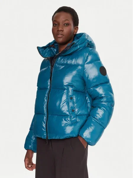 Яке Save The Duck BIDDY тюркоазено зимен модел синьо