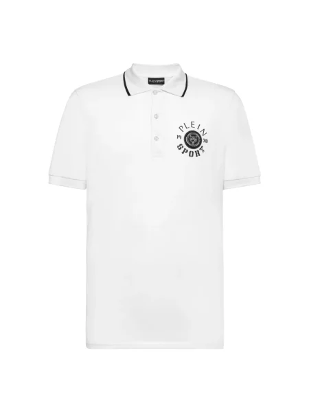 Koszulka polo Plein Sport biała