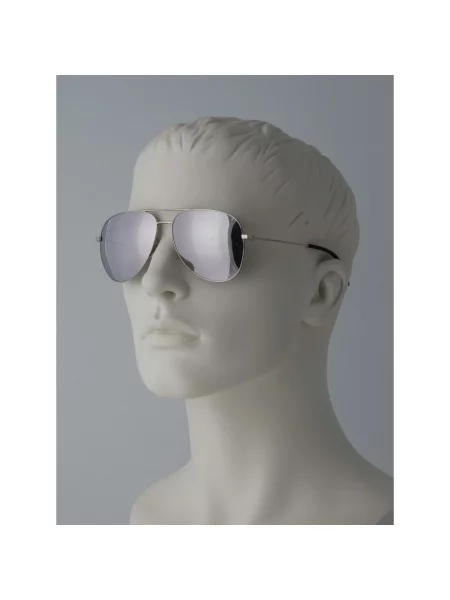 Okulary przeciwsłoneczne Saint Laurent białe