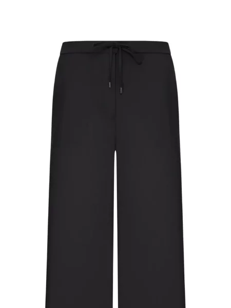 Pantaloni Max Mara cu cordon negru