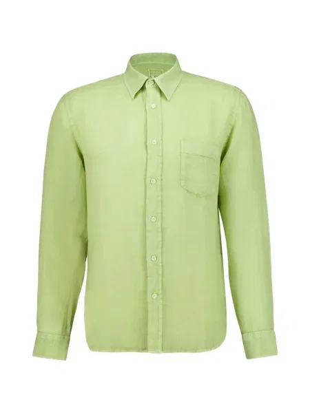 Дълго риза 120% Lino зелено