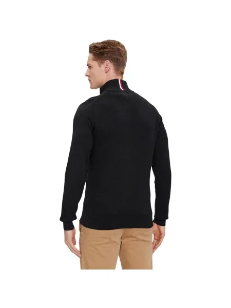 Kašmírový svetr Tommy Hilfiger černý