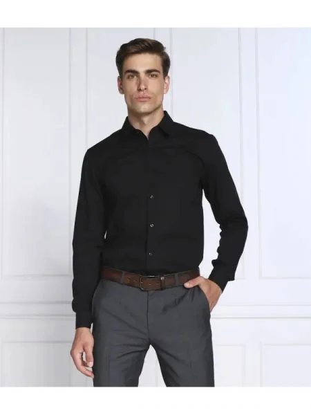 HUGO Ing | Extra slim fit fekete
