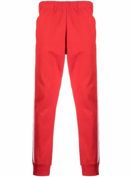 Geacă Adidas cu broderie alergare roșu