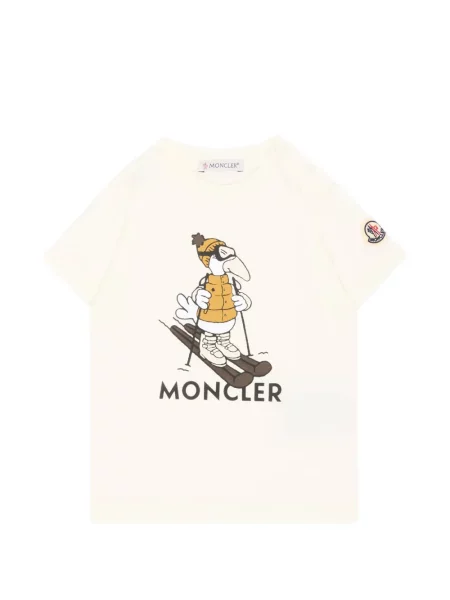 Koszulka dziecięca Moncler Enfant biała