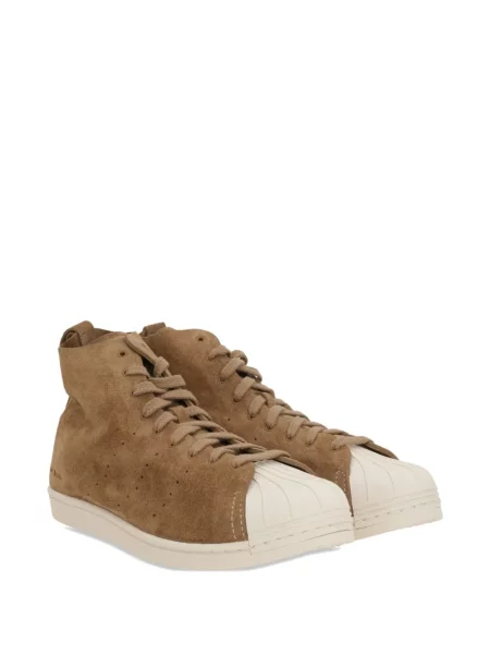 Sneakerși Adidas din piele de căprioară maro