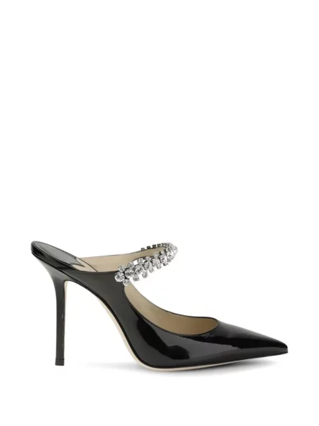 Pantofi cu toc Jimmy Choo din piele de lac negru