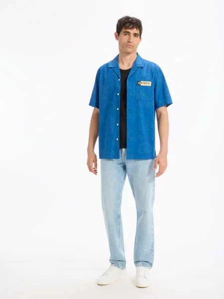Tricou Celio albastru