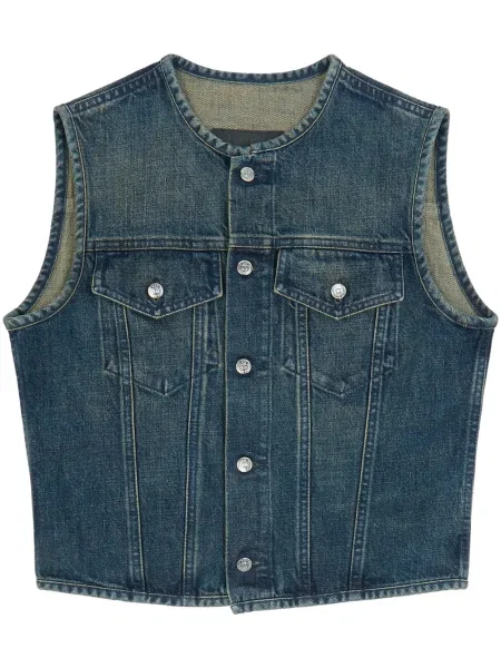 Vestă denim Mm6 Maison Margiela albastru
