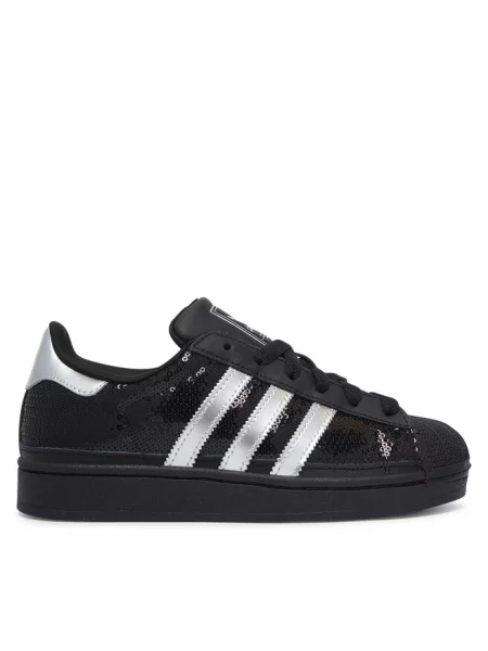 Sneakers adidas Superstar II Core Black/ Silver Metallic/ Ftwr White EUR białe
