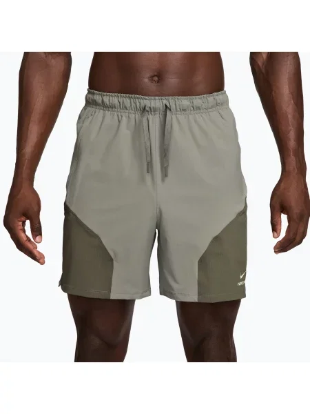 Pantaloni scurți pentru bărbați Nike Pro Training Dri-Fit 6" light army/medium olive/light liquid lime kaki
