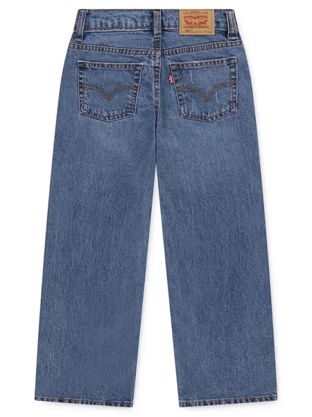 Levi's дънки wide leg за деца BAGGY JEANS синьо