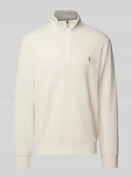 Bluza z wyhaftowanym logo Polo Ralph Lauren beżowa