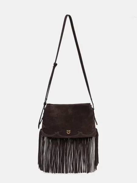 Замшевая сумка через плечо Pinko