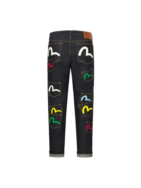 Jeansy Evisu niebieskie