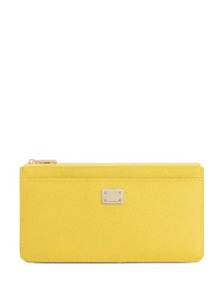 Portofel Dolce & Gabbana din piele galben