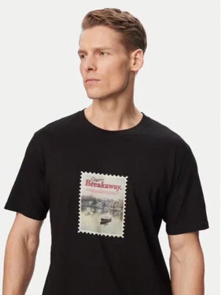 Jack & Jones Majica Montauk Photo črna
