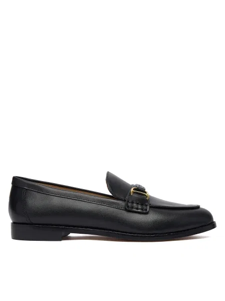 Pantofi loafer Lauren Ralph Lauren din piele negru