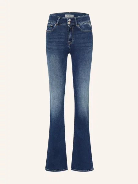 Replay Jeansy Flared New Luz blau niebieskie