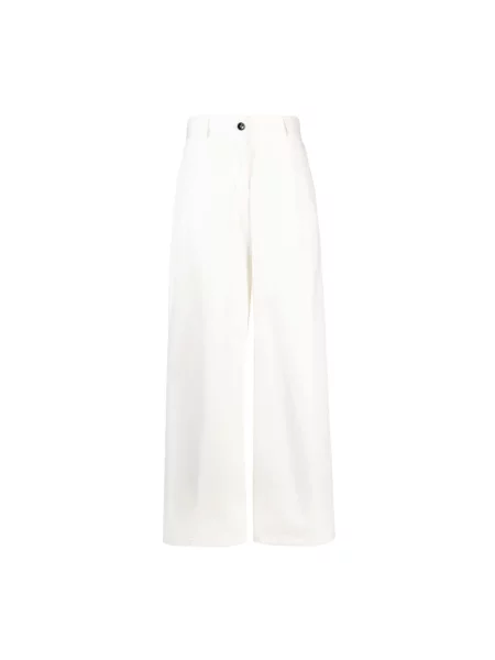 Spodnie Jil Sander białe