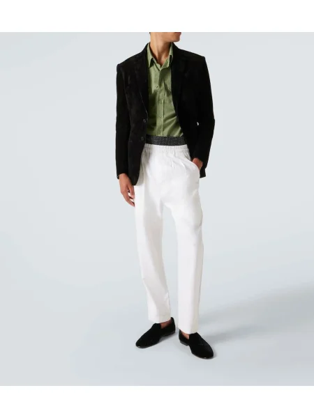 Cămașă Tom Ford de mătase verde