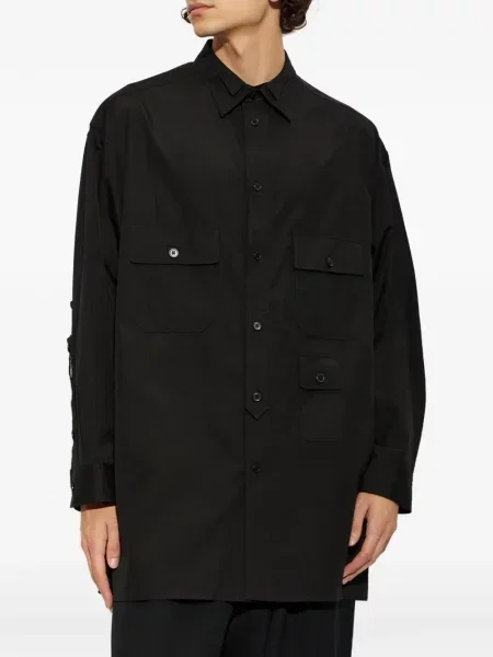Lung cămașă Yohji Yamamoto negru