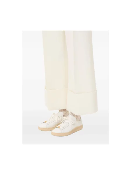 Lniane sneakersy Valentino Garavani białe