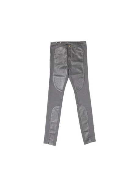 Skinny jeansy skinny Gas szare