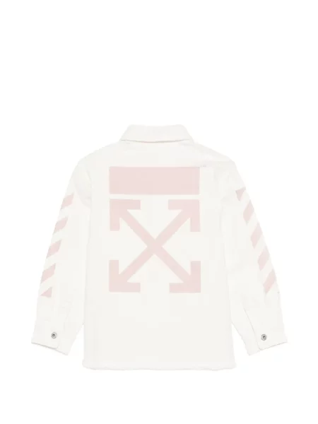 Kurtka jeansowa dziecięca Off-white biała