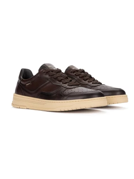 Sneakersy Pikolinos skórzane brązowe