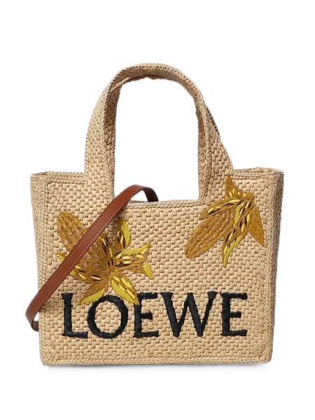 Geantă shopper Loewe cu autograf