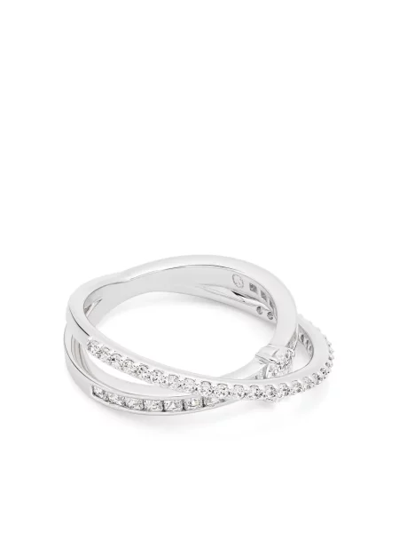 Inel Swarovski de cristal argintiu