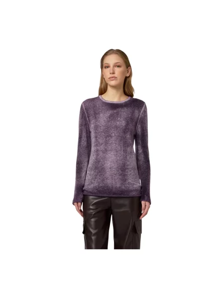 Moherowy sweter Alpha Studio fioletowy