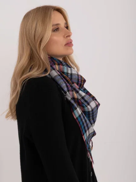 Kockás sál Fashionhunters fekete