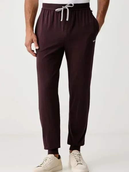 BOSS loungewear kalhoty s Mix&Match Pants hnědé