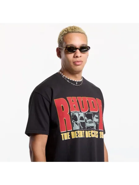 RHUDE The Desert Decides tricou din pentru bărbați negru